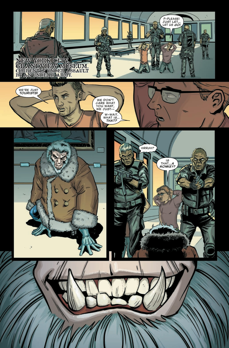 Illustration for article titled Exclusive Marvel preview: Monsters save the day in Howling Commandos #5